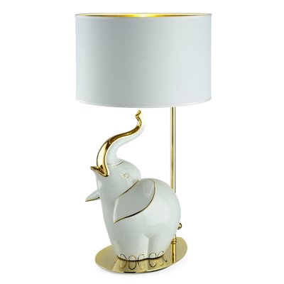Gold elephant sale lamp
