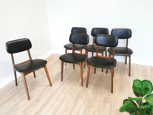 Black vintage dining chairs deals