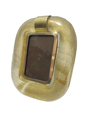 Tommaso Barbi Murano Glass Picture Frame Tommaso Barbi Murano Glass Picture Frame