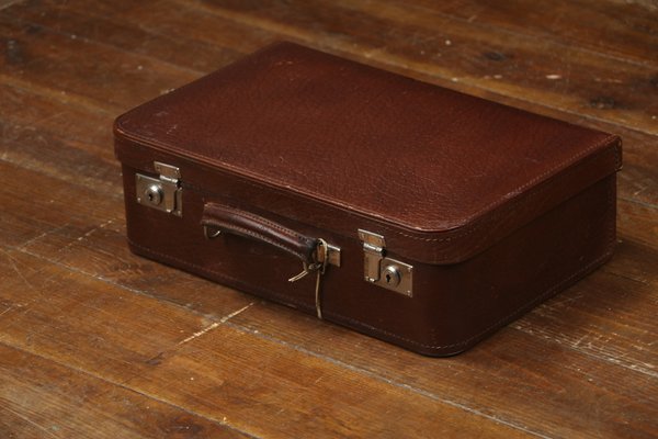 Valigia vintage marrone, Svezia in vendita su Pamono