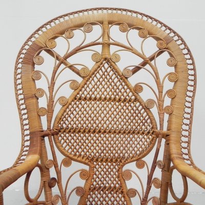 Peacock cheap throne chair