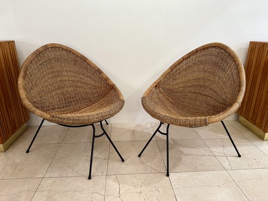 Bucket wicker chair hotsell