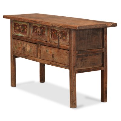 Five Drawer Console Table From Shandong - 19thC Five Drawer Console Table From Shandong - 19thC