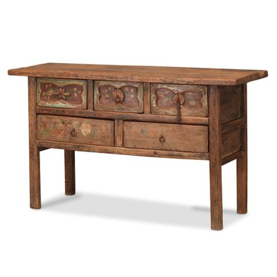 Five Drawer Console Table From Shandong - 19thC Five Drawer Console Table From Shandong - 19thC