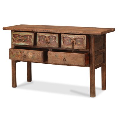 Five Drawer Console Table From Shandong - 19thC Five Drawer Console Table From Shandong - 19thC