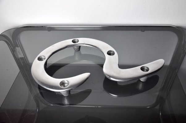 Zigzag Candleholder in Aluminium attributed to Matthew Hilton