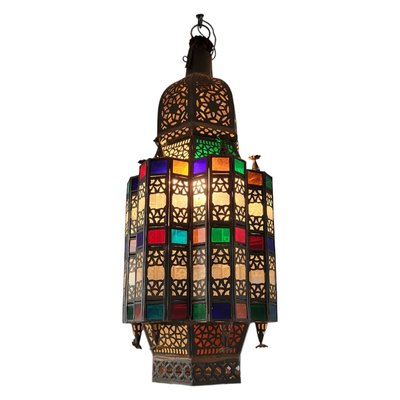 Moroccan stained 2024 glass lamps