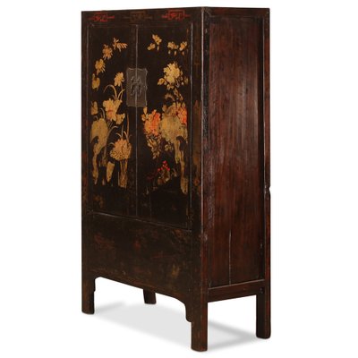 Black Lacquer Shanxi Wedding Cabinet, 1890s for sale at Pamono