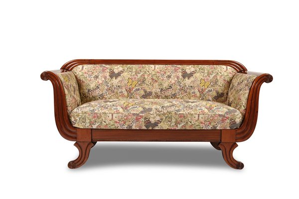 German Biedermeier Sofa in Mahogany 1830