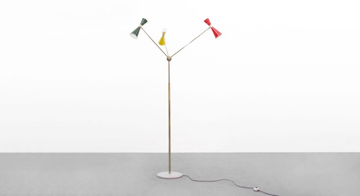 three floor lamp