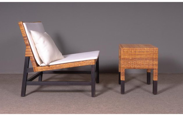 Lounge Chair and Coffee Table Set of 2 for sale at Pamono