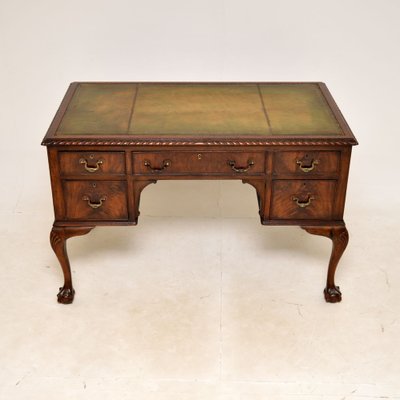 Leather top desk antique online
