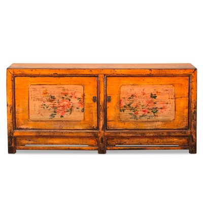 2 Door Painted Mongolian Sideboard - Ca 1920 2 Door Painted Mongolian Sideboard - Ca 1920
