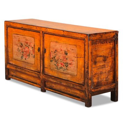 2 Door Painted Mongolian Sideboard - Ca 1920 2 Door Painted Mongolian Sideboard - Ca 1920
