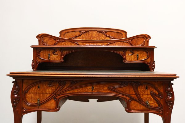 Antique French Art Nouveau Desk 1900 for sale at Pamono