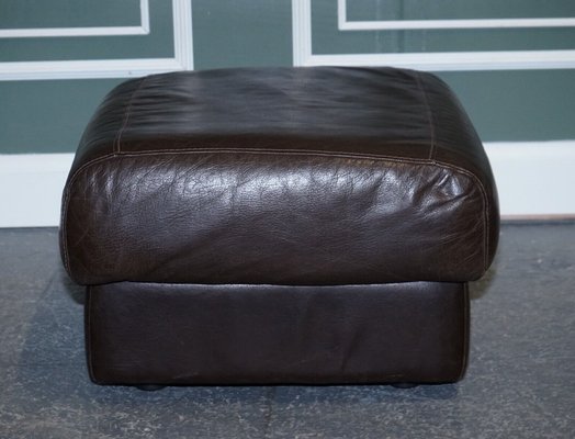 Chocolate brown footstool outlet