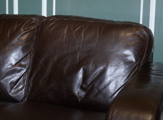Chocolate sale leather couch