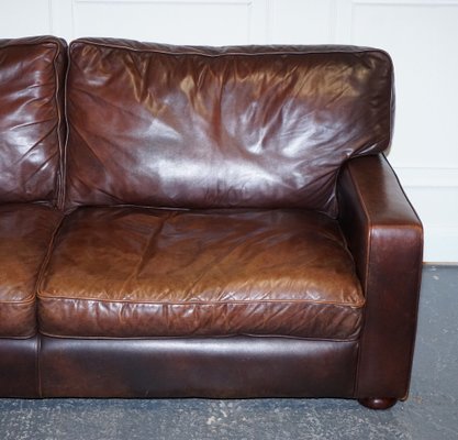Crate and barrel axis leather sofa deals