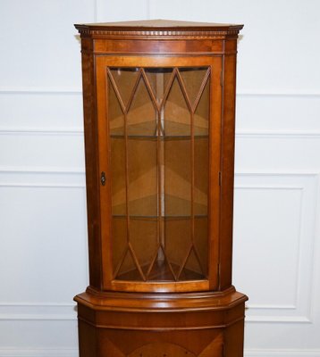 Vintage wooden 2024 display cabinet