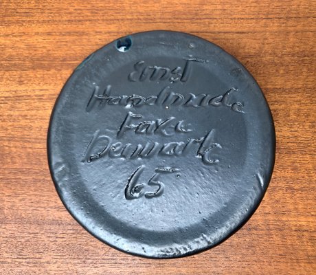 1960s ヴィンテージ デンマーク エルンスト・ファクス作 皿 1点物