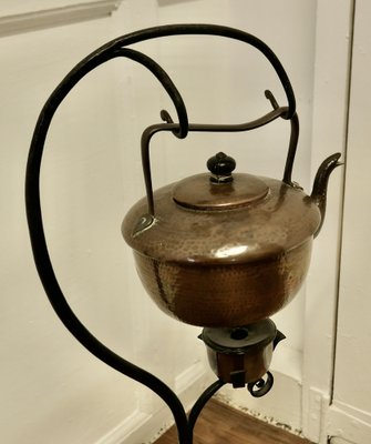 Bouilloire Spirituelle Victorienne Antique en Laiton, 1880 en vente sur