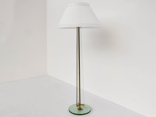 Large Glass Stem Luminator Lamp by Pietro Chiesa for Fontana Arte 