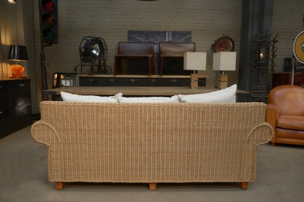 Rattan sofa 2024 indoor vintage