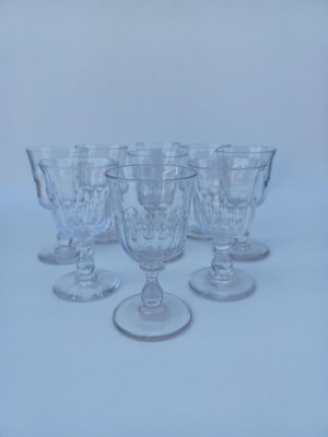 Early 20th Century Aperitif Glasses in the style of Baccarat