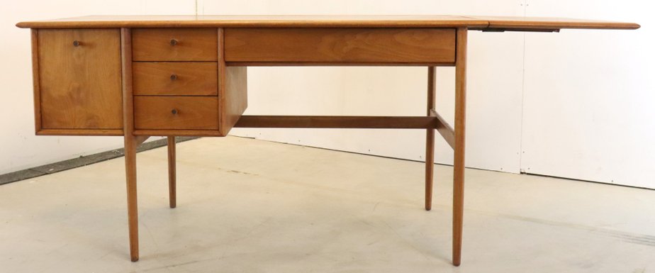 Mid Century Bakersfield Drop Leaf Bureau Drexel Parallel Series