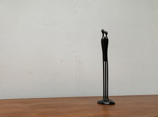 名作 LOUISE HEDERSTRÖM \"Two Become One“ LOUISE HEDERSTRÖM. Sculpture, patinated bronze, “Two become