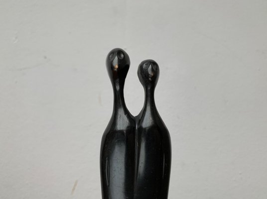 Postmodern Metal Two Become One Sculpture by Louise