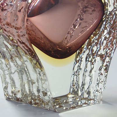 Italian Murano Sommersed Vase by Alessandro Mandruzzato, 1960s for