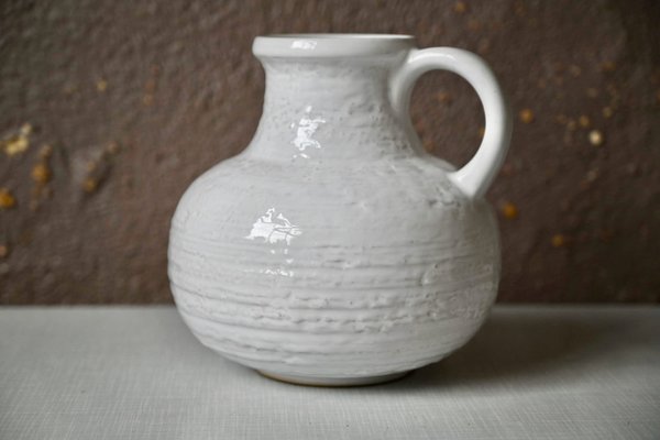 Minimalistischer weißer Krug von Vetter, 1960er bei Pamono kaufen