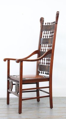 High back carver chair sales