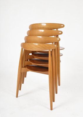 Wegner inspired stacking deck chairs hot sale