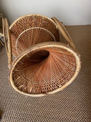 Small wicker online armchair