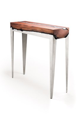 Wood Casting Long Console Table By Hilla Shamia The Exceptional