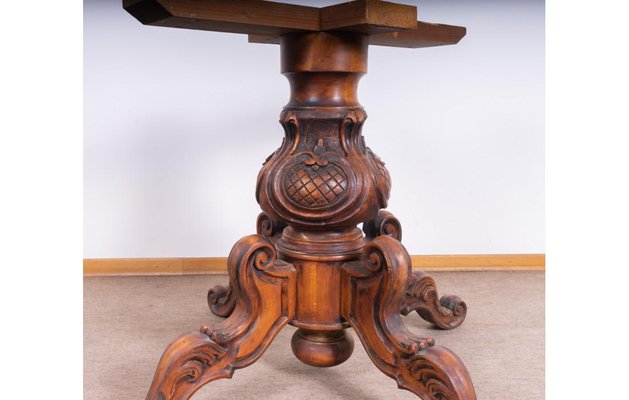 Table Base Original Antique Wood Table Bases Ares Vintage Brass Square Small Dining Table