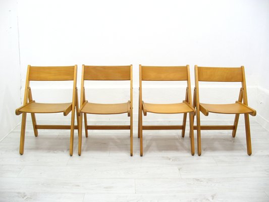 Vintage Folding Chairs from Ikea 1970s Set of 4 for sale at Pamono