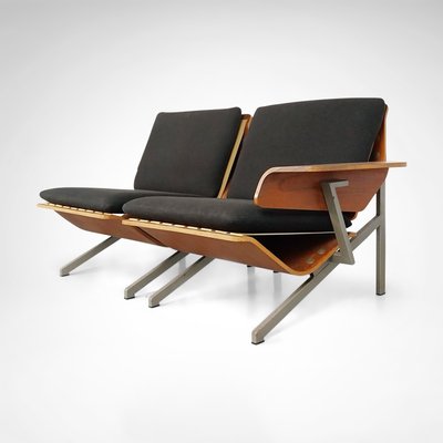 FM50 Lounge Chairs by Cornelis Zitman for UMS Pastoe, 1964, Set of