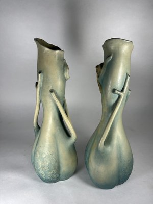 Art Nouveau Vases, Set of 2 for sale at Pamono