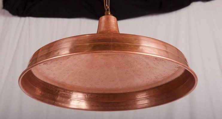 Hammered Copper Pendant Light danish hammered copper pendant light 1950s 2