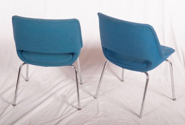 Mid Century Side Chairs by Olli Mannermaa for Martela Oy, Set of 2 Mid Century Side Chairs by Olli Mannermaa for Martela Oy, Set of 2