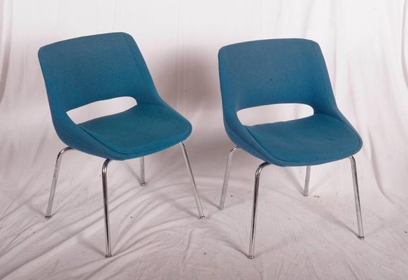 Mid Century Side Chairs by Olli Mannermaa for Martela Oy, Set of 2 Mid Century Side Chairs by Olli Mannermaa for Martela Oy, Set of 2