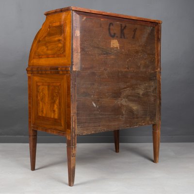 Tiger oak secretary sale desk