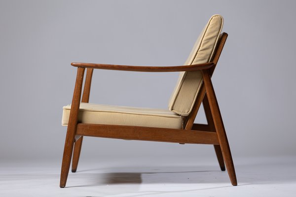 Teak and rattan lounge chair new arrivals