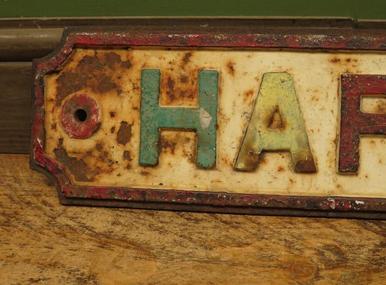 HAIRSTYLIST HWY - Cartello stradale vintage in metallo, per