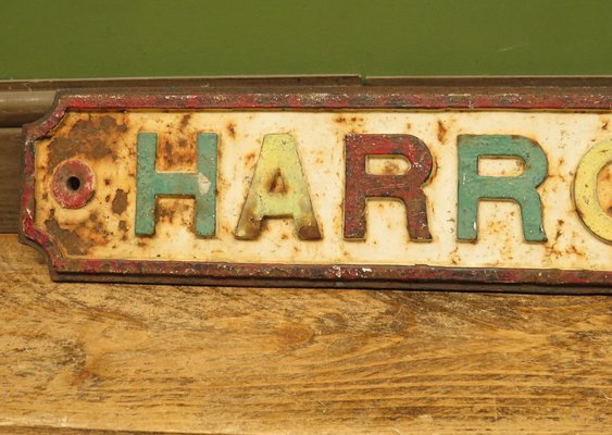 Homebody Accents Cartello In Metallo Per Spogliatoio - 15x40 Cm, Rustico Vintage, Realizzato A Mano In USA - 4