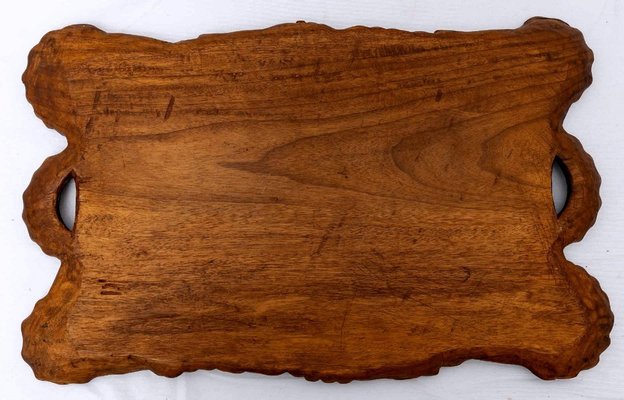 American Mid Century Postmodern Hand Made Wood Craft Tray