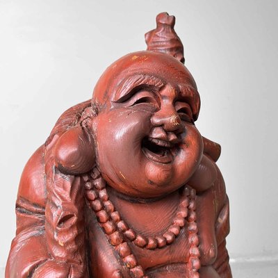 新品 大人気商品  Wooden Hotei Buddha Temple Statue, Japan, 1930s for sale at その他